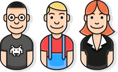 Programmierer bei seinem Job am Schreibtisch mit drei Monitoren: Jobs, Ausbildungsplätze, IT & Programmierung